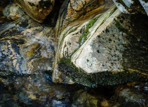 Stones in river